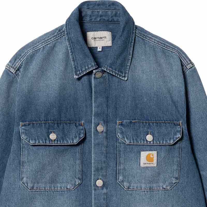 Carhartt Harvey Shirt Blue.