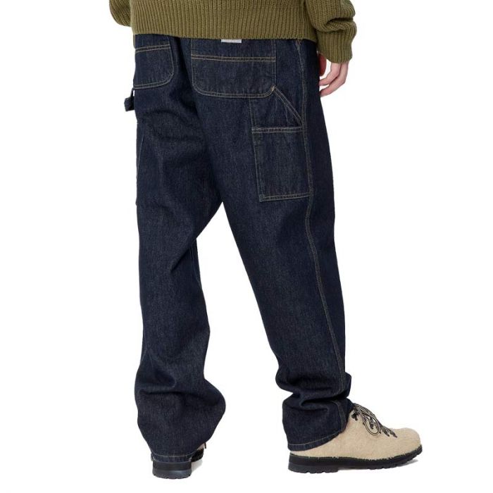 Carhartt Blue Rinsed Single Knee Pant.