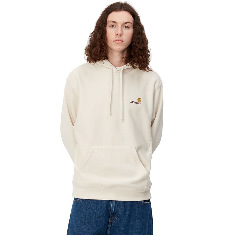 Carhartt American Script Natural Hoodie.