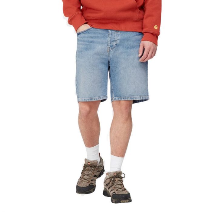 Carhartt Newel Shorts Light Blue.