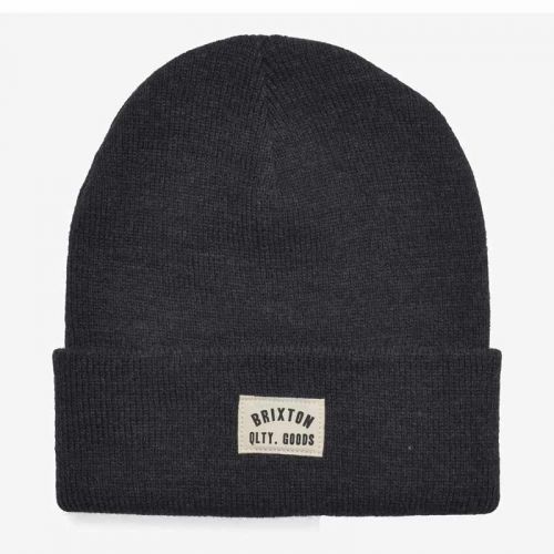 Brixton Woodburn Black Beanie.