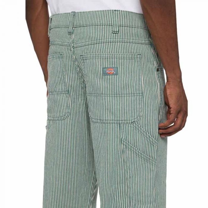 Dickies Green Garyville Hickory Stripe Byxor.