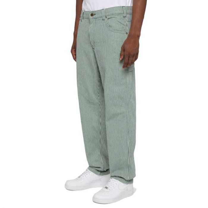 Dickies Green Garyville Hickory Stripe Byxor.