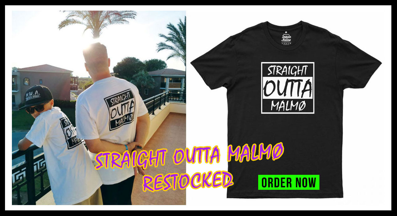 Impala Svart Outta Malmö T-shirt.