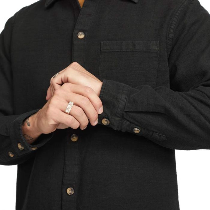 Revolution Casual Overshirt Black.