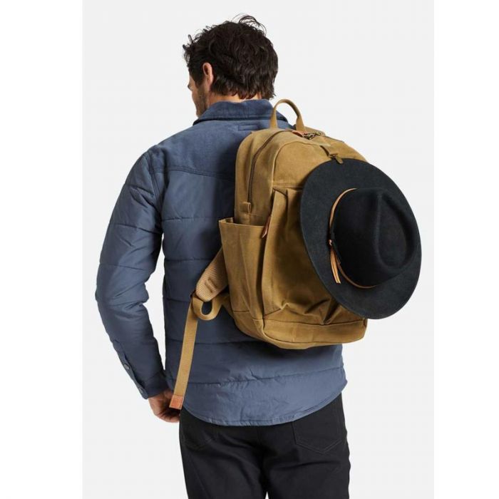 Brixton Traveler Backpack Brown.