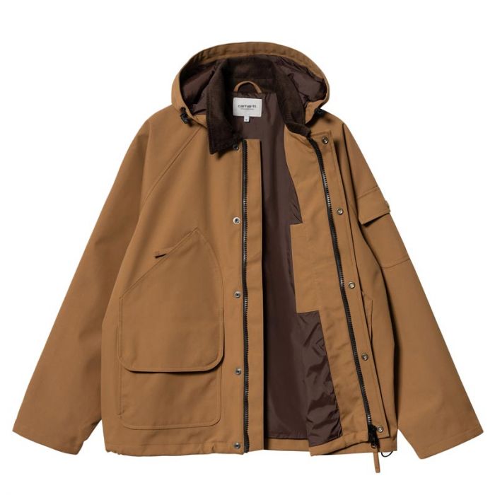 Carhartt Clarton Jacket Brown.