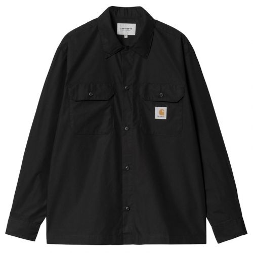 Carhartt Crafter Longsleeve Shirt, Black.