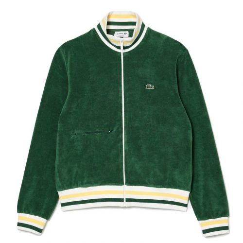 Lacoste Paris Zip Terry Sweatshirt.