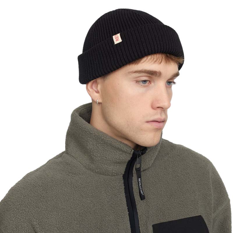 Revolution Fisherman Beanie Black.