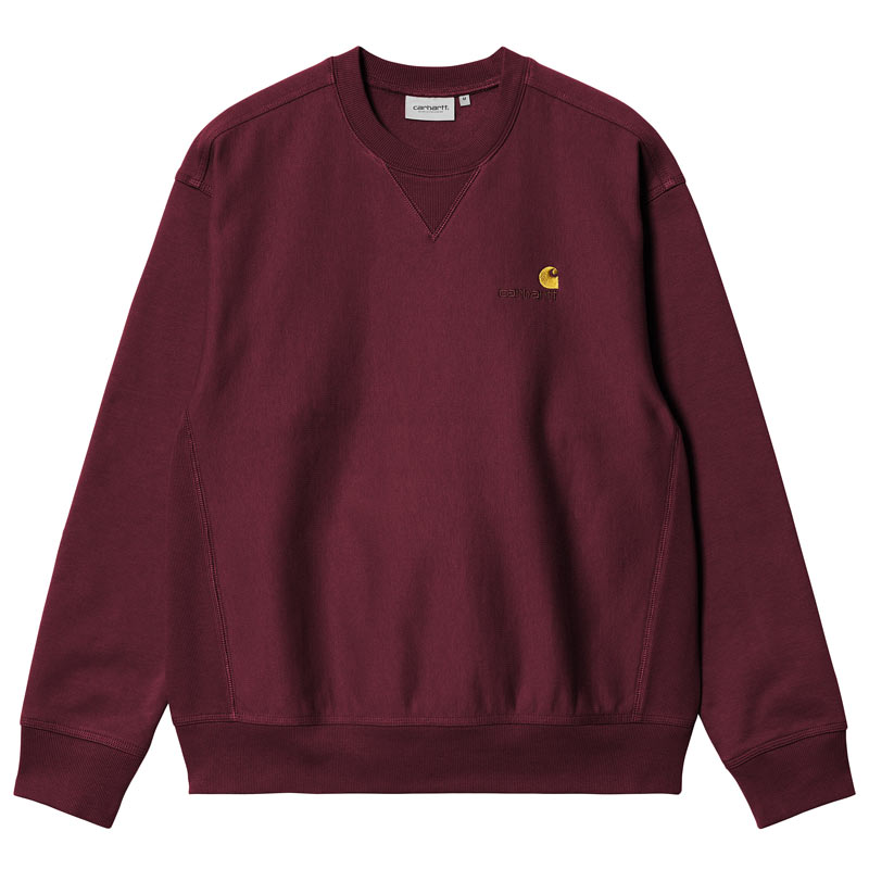 Carhartt Malbec American Script Sweatshirt.