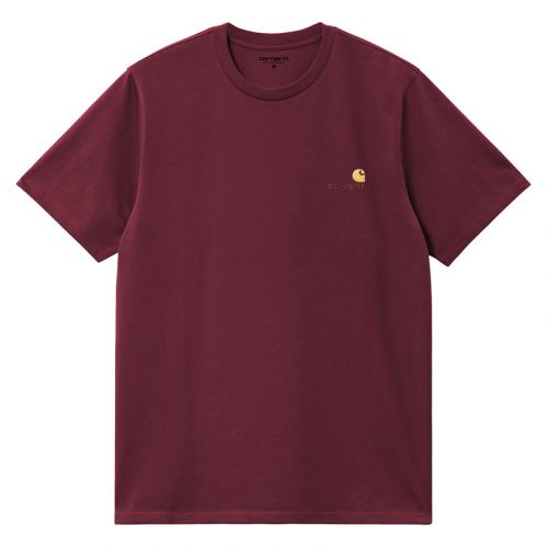 Carhartt American Script Malbec Tee.