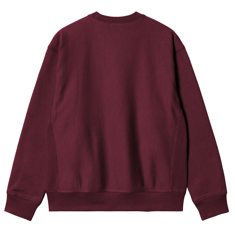 Carhartt Malbec American Script Sweatshirt.