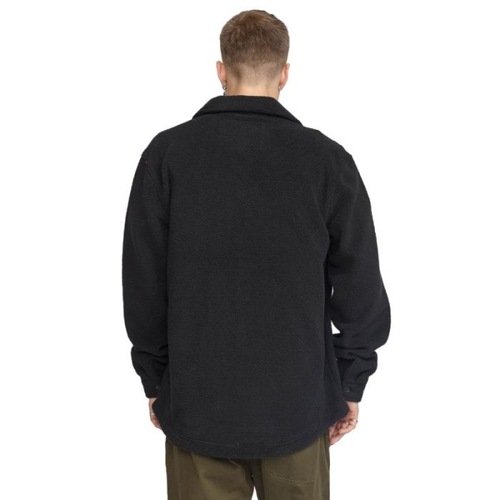 Revolution Fleece Overshirt Black.