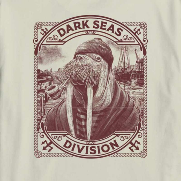 Dark Seas Tee Seaworthy Cream.